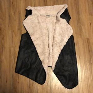 Black Milk Faux Fur/Suede Vest